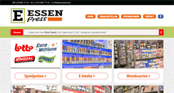 Desktop Screenshot of essenpress.be